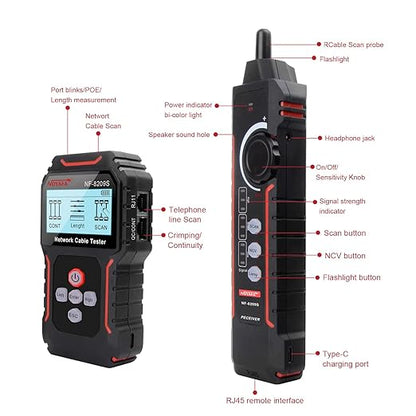 NOYAFA NF‑8209S Network Cable Tester – Upgrade Ethernet Cable Tester - Image 5