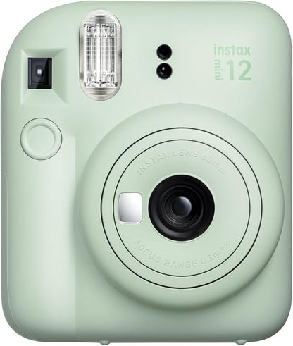 FUJIFILM INSTAX MINI 12 Film Camera Mint Green Bundle - Image 3