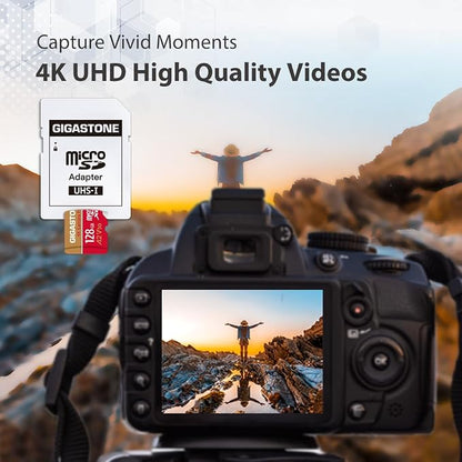 【5-Years Data Recovery】 GIGASTONE 128GB Micro SD Card, 4K Video Recording - Image 4