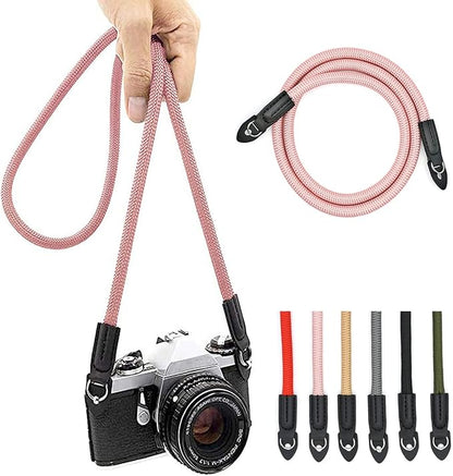 Camera Strap Vintage 100cm Nylon Climbing Rope Camera Neck Shoulder Strap by Eorefo