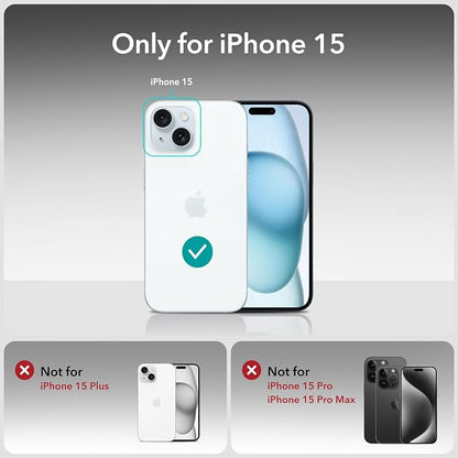 ESR 3+1 Pack for iPhone 15 Plus Screen Protector, 3 Black Edge Tempered-Glass - Image 9