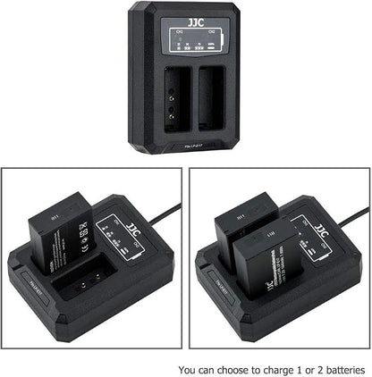 JJC LP-E17 Battery Charger USB Dual Slot - Image 3