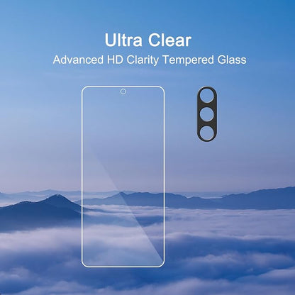 Ailun Screen Protector for Galaxy S24 3 Pack + 3 Pack Camera Lens Tempered - Image 4