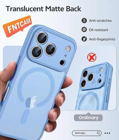 FNTCASE for iPhone 17 Pro Case: Translucent Matte Cases - Image 6