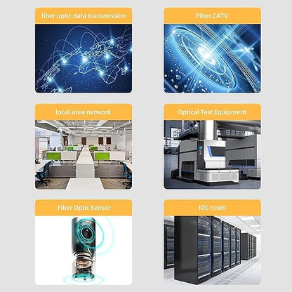 Fibergaga-OM3 LC to ST Multi-Mode Fiber Patch Cable, Duplex 50/125µm 10G/40G - Image 6