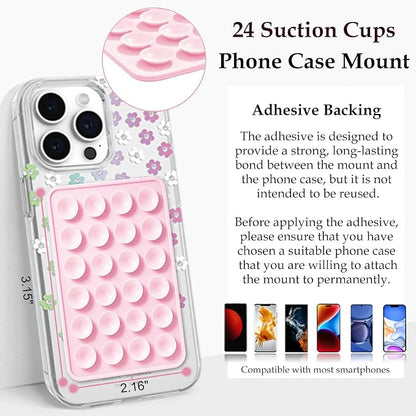 Silicone Suction Phone Case Mount, Non Slip Sticky Phone Grip - Image 6