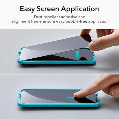 ESR 3+1 Pack for iPhone 15 Pro Max Privacy Screen Protector Set, Anti-spy - Image 8