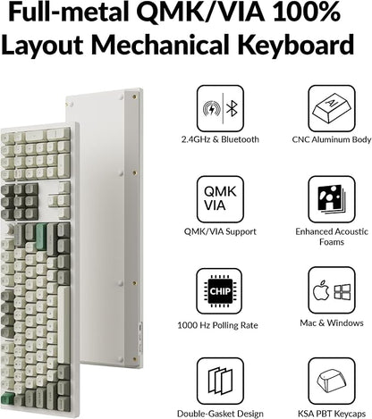 Keychron Q6 Max QMK/VIA Bluetooth Wireless /2.4 GHz/USB-C Wired Custom - Image 5