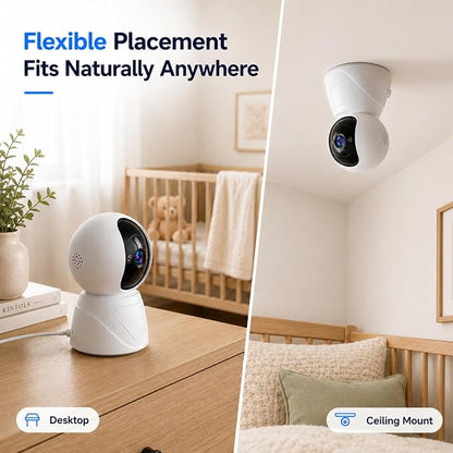 Baby Monitor with Camera and Audio, 3MP Baby Camera - Image 8
