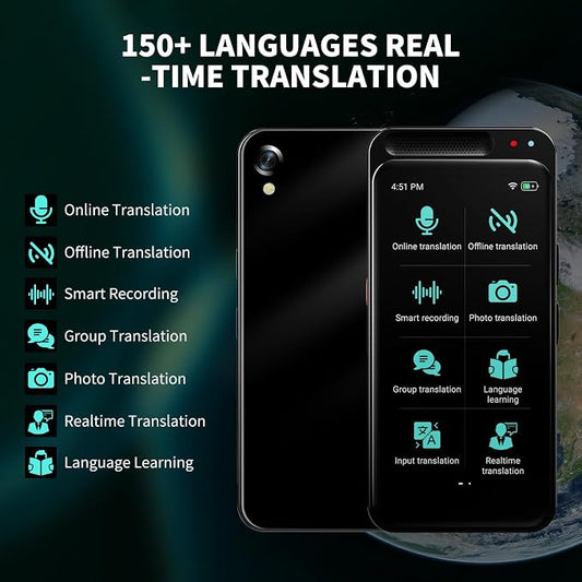 Language Translator Device No WiFi Needed, VORMOR Upgraded AI Translator Two - Image 2