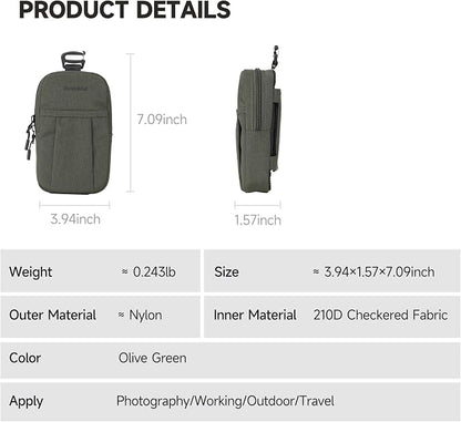 AMBITFUL Compact Sports Camera Bag, Shoulder Strap Storage Case, 3.94 x 1.57 x - Image 8