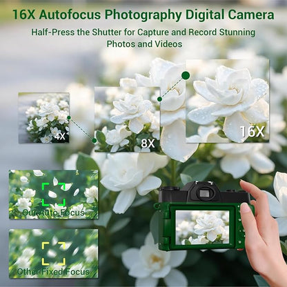 75MP Digital Camera, 4K WiFi Vlogging Camera - Image 5