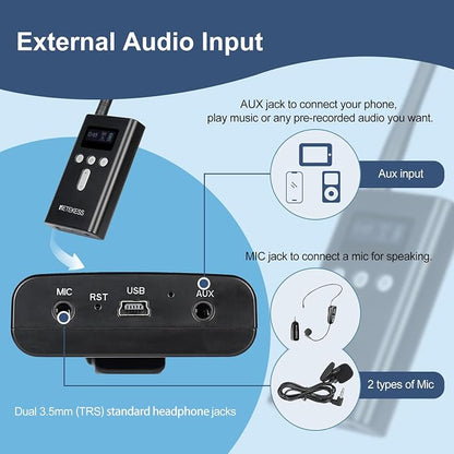 Retekess T130S Wireless Tour Guide System, Church Translation System, Wireless - Image 6