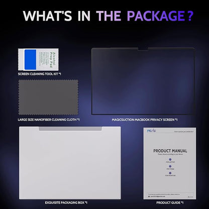 Privacy Screen for 12.4 Inch Surface Laptop Go 3/2/1, MagicSuction™ Removable - Image 8