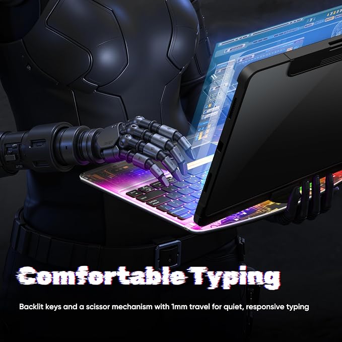 KITONE Transparent Case with Wireless Keyboard only - Image 5