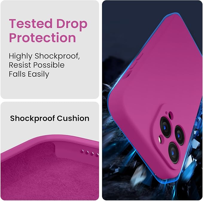 FireNova Designed for iPhone 13 Pro Case, Silicone Upgraded Phone Case with - Image 4