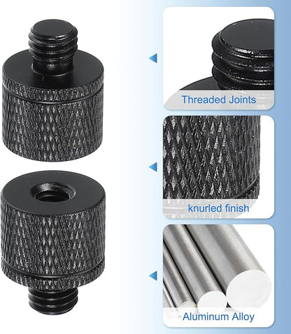PATIKIL Tripod Screw Adapter 1/4" Female to M8 Male, 20 mm - Image 3
