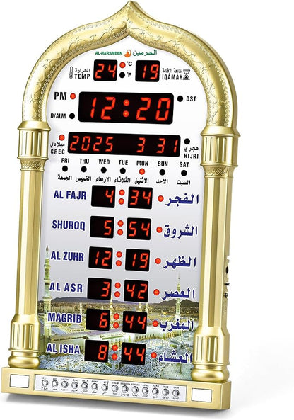 Digital Prayer Azan Wall Clock for USA Muslim for Home - Image 8