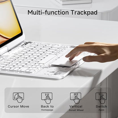 iPad Keyboard Case for iPad 10th Gen & 11th, Magic Wireless Keyboard - Image 4