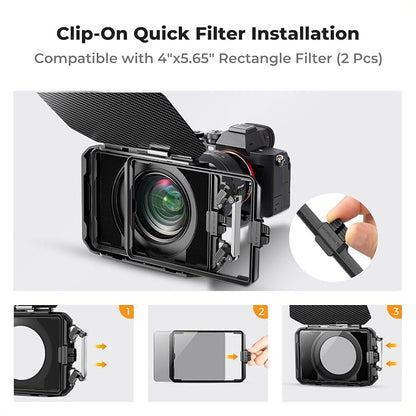K&F CONCEPT Matte Box, DSLR Camera Matte Box - Image 7