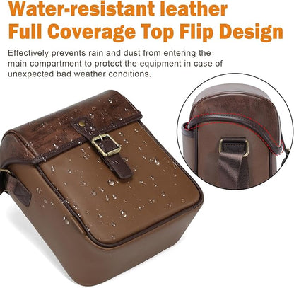 Cwatcun Camera Sling Bag PU Leather - Image 4