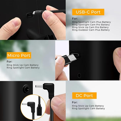 8W Solar Panel for Ring Camera, Solar Panel Charger Compatible - Image 6
