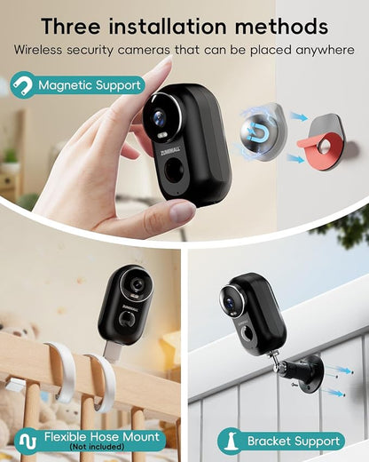 ZUMIMALL Solar Security Cameras Wireless Outdoor, 2K Outdoor Camera Wireless - Image 3
