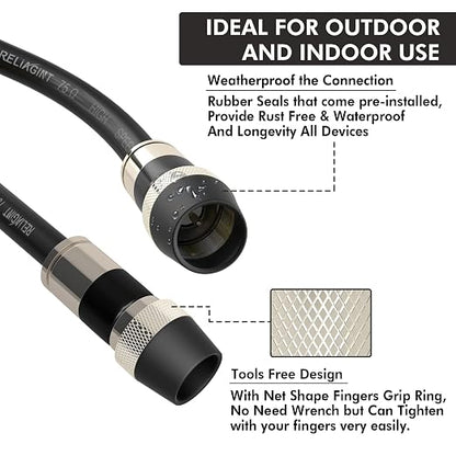 50ft RG6 Coaxial Cable, 75 Ohm TV Coax Cable - Image 5