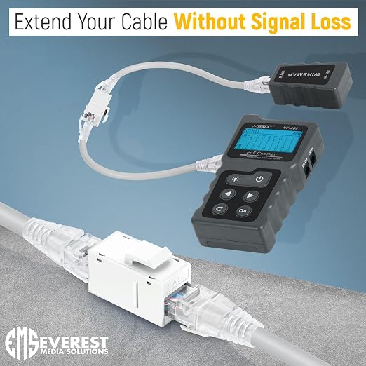 Everest 24-Pack Cat6 RJ45 Keystone Coupler - Image 4