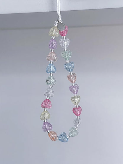 Drawwind Phone Charm Beaded Wristlet Strap Universal Cell Phone Lanyard Cute - Image 3