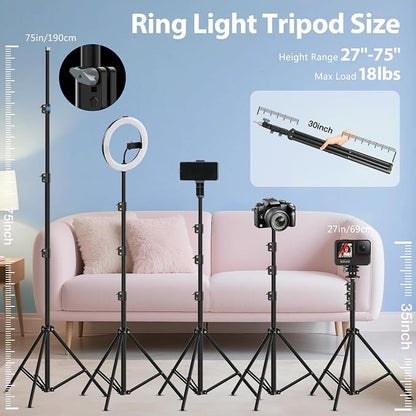 Ring Light 22inch Kit: Ring Light Tripod - Image 7