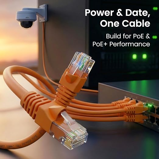 GEARit Cat 6 Ethernet Patch Cables 4 ft Orange, High Speed 24AWG 10Gbps RJ45 - Image 7