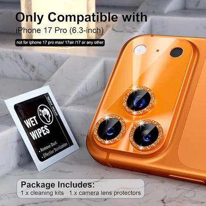 Choiche Compatible for iPhone 17 Pro Camera Lens Protector, Bling Camera Cover - Image 2