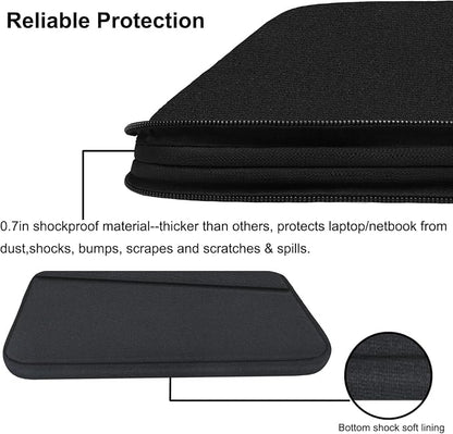 Laptop Sleeve Case 17 inch, Durable Computer Carrying Bag Protective Case - Image 4