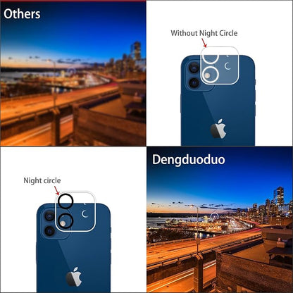 Dengduoduo 3 Pack Tempered Glass Camera Lens Protector - Image 3