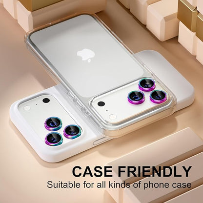 Misea Compatible for iPhone 17 Pro/iPhone 17 Pro Max Camera Lens Protector - Image 5