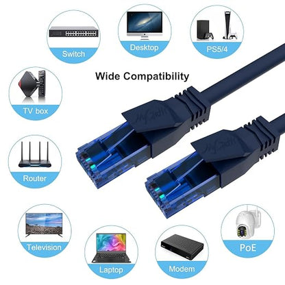 Cat6 Ethernet Cable 0.6 FT, Snagless Short Cat 6 Patch Cord, RJ45 Pure Copper - Image 7