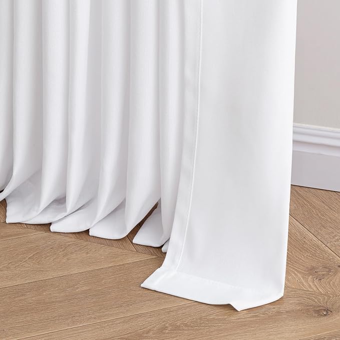 Memory Trained Pinch Pleated Curtains 80 Inches Long, Viral Linen Pinch Pleat - Image 7
