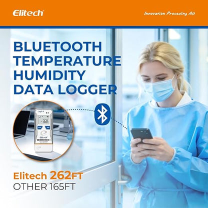 Elitech Bluetooth Temperature Data Logger FDA Standards, - Image 2