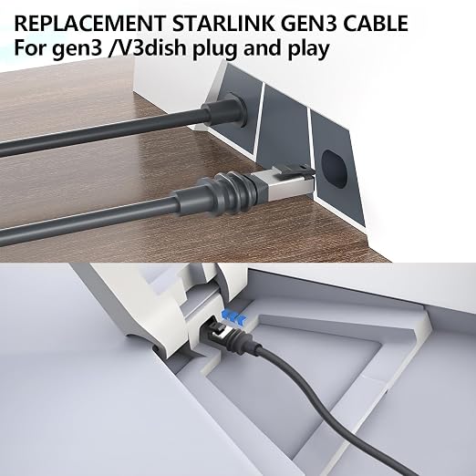 33FT Replacement Cable for Starlink Gen 3 and Starlink Mini, Replacement - Image 7