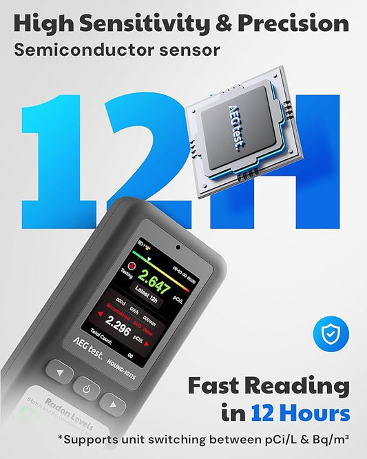 HOUND-1011S Portable Radon Detector, High-Accuracy Sensor - Image 2