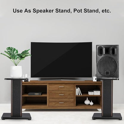 MECCANIXITY Wood Speaker Stands, 2 Pack 15.7 Inch Universal Speaker Stand - Image 6