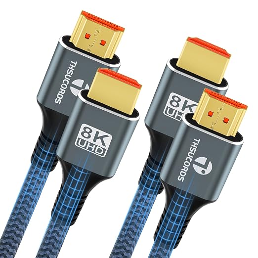 8K 4K HDMI Cable 15FT, High Speed Braided HDMI to HDMI 2.1 Cord Supports 8K@60Hz - Image 7