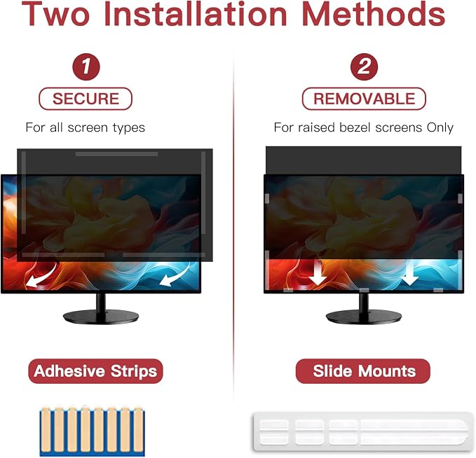 2 Pack 21.5 Inch Privacy Screen - Image 4