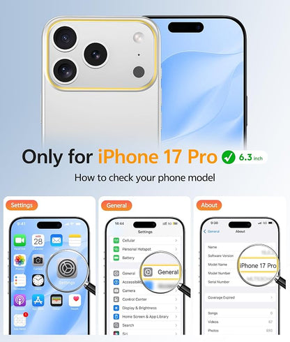 FNTCASE for iPhone 17 Pro Case: Translucent Matte Cases - Image 2