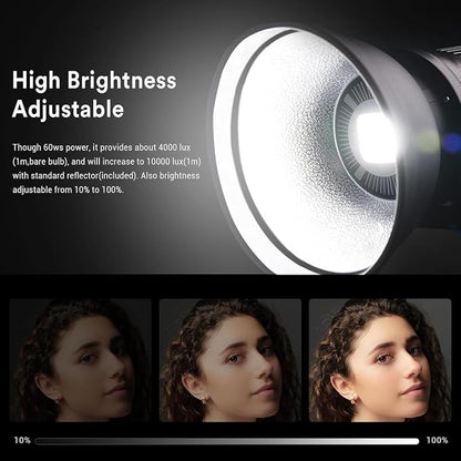 Godox SL-60W SL60W Daylight Led Video Light, 5600K Bright Studio Led Light - Image 3