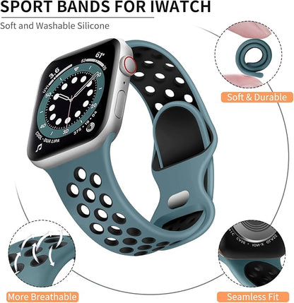 Lerobo Band Compatible with Apple Watch Band 38mm SE 40mm Series 11 10 42mm - Image 2