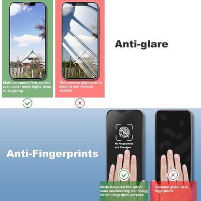 2 Pack Matte Screen Protector for iPhone 11 Pro and iPhone xs and iPhone x - Image 5
