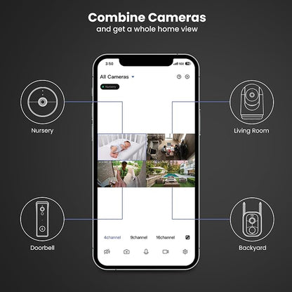 Feit Electric Smart Security Camera Bulb, 2K QHD Resolution, 2-Way Audio - Image 10