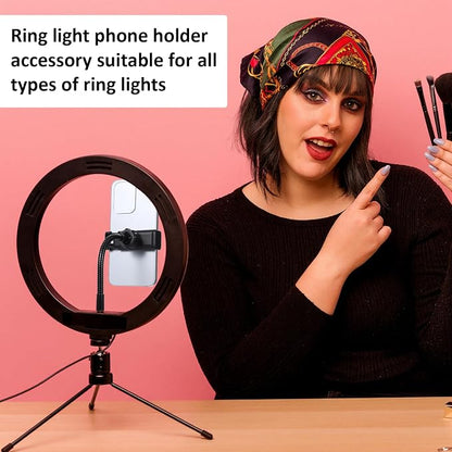 Ring Light Phone Holder with Flexible Heavy-Duty Hose, Universal Adjustable - Image 5